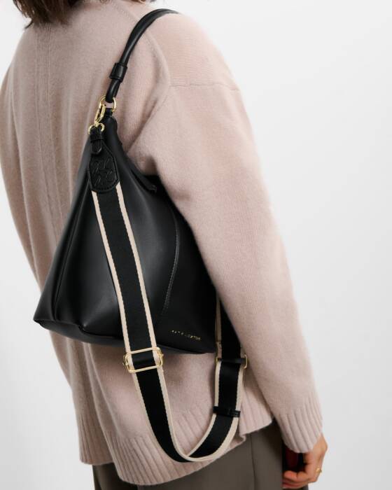 Hallie Satchel Bag Black