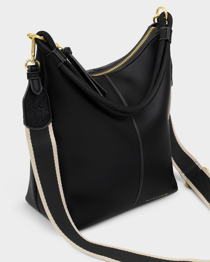 Hallie Satchel Bag Black