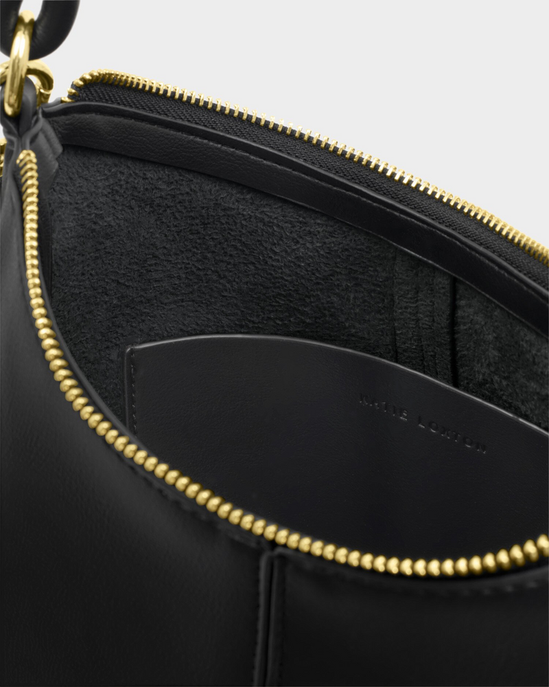 Hallie Satchel Bag Black