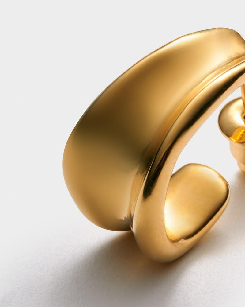 Molten Luxe Hoop Waterproof Earrings