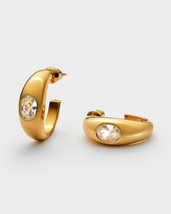 Ayla Hoop Waterproof Earrings