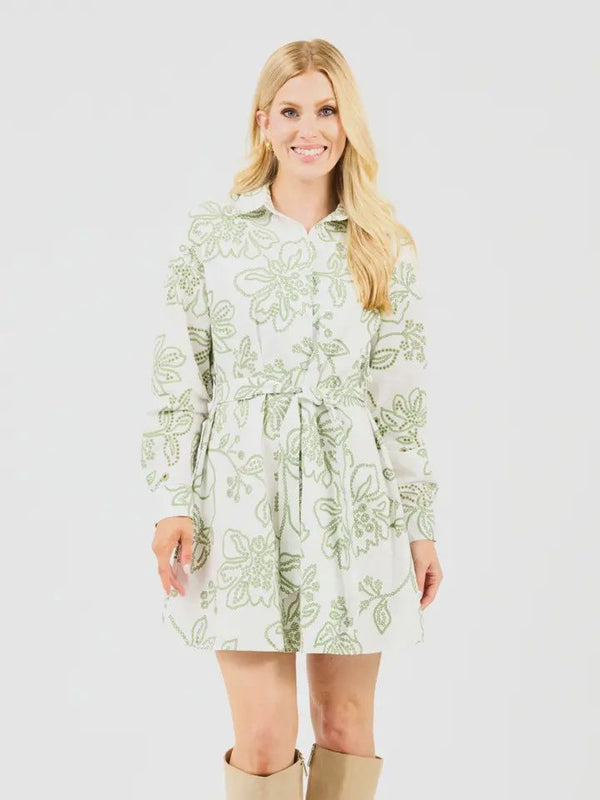 Sarah Dress Lacecap White – Bella Chic Home and Gift
