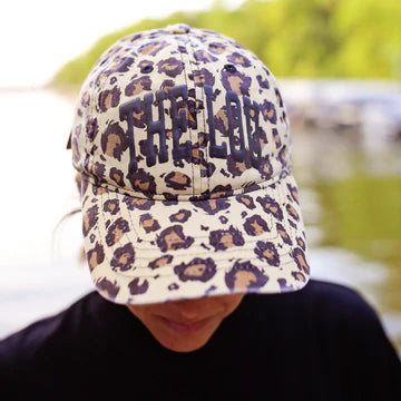 THE LOU Twill Animal Print Cap (Ponytail)