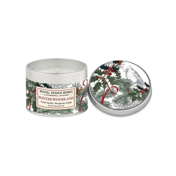 Winter Woodland Travel Candle