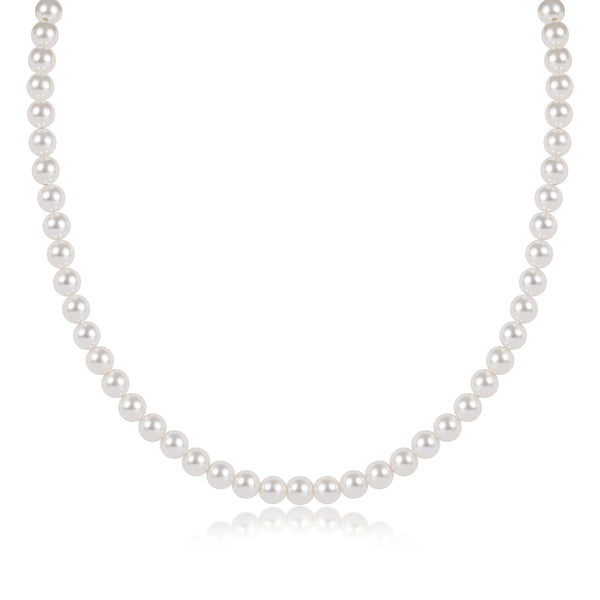 15" Choker Classic Pearl 5mm Bead