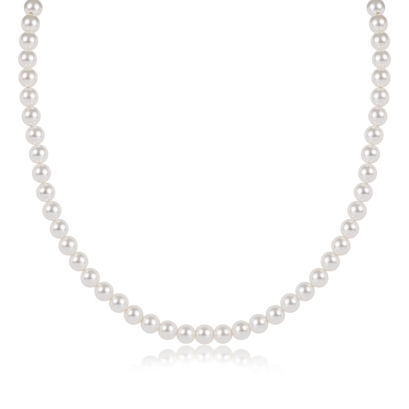 15" Choker Classic Pearl 5mm Bead