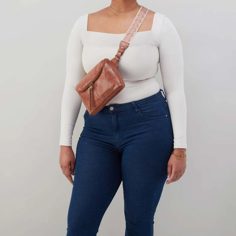 Fern Large Belt Bag-Burnished Saddle