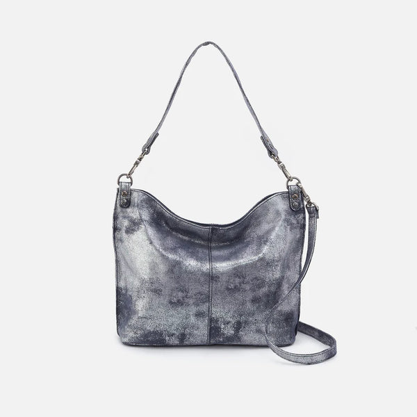 Pier Convertible Shoulder Bag Blue Pewter