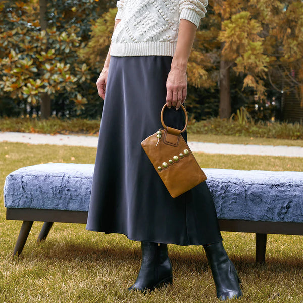 Sable Wristlet Truffle with Studs