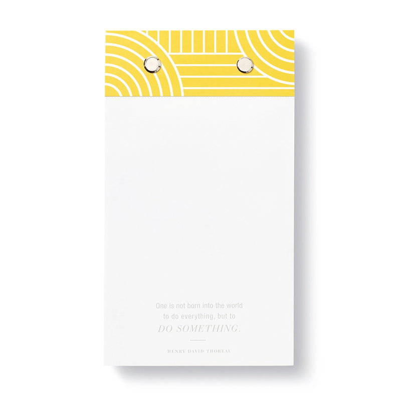 One Is Not Born Into the World List Pad
