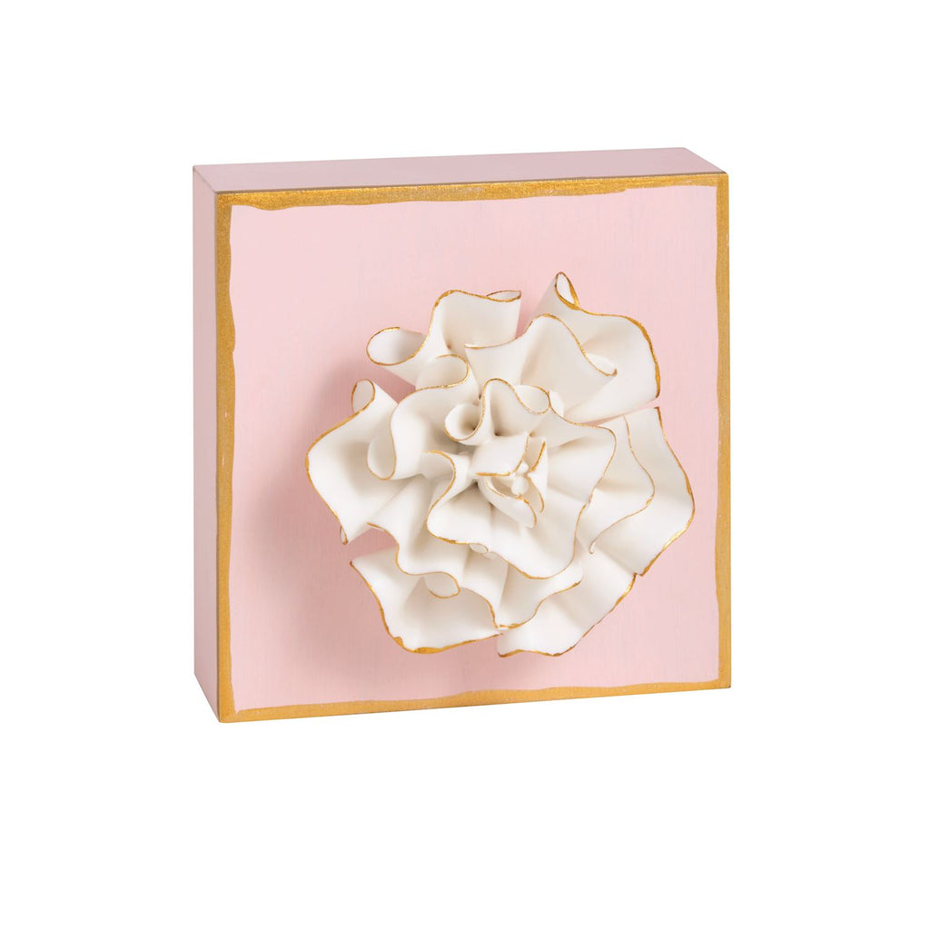 Pink Figural Flower Plaque - Thumbnail 2