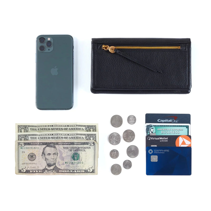 Lumen Continental Wallet Black