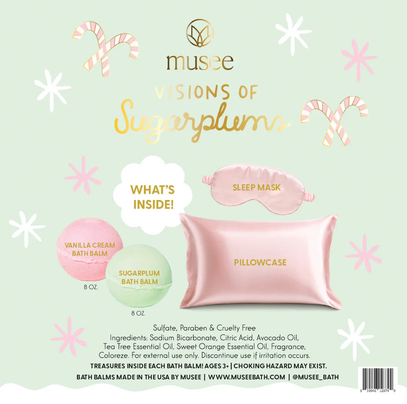 Visions of Sugarplum Bath Balm & Eye Mask Set