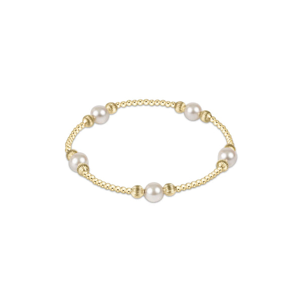 Purpose Pearl 6mm Bead Bracelet - Dignity