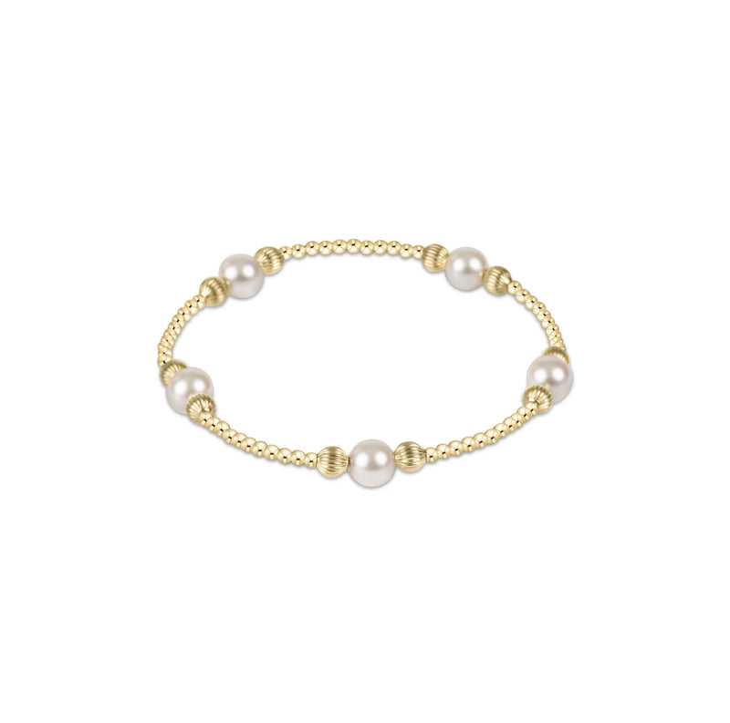 Purpose Pearl 6mm Bead Bracelet - Dignity
