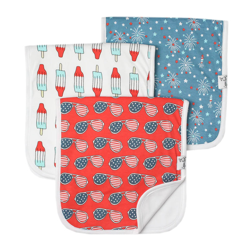 Spangled Burp Cloth Set (3-Pack)