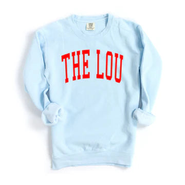 THE LOU Light Blue Crew Sweatshirt