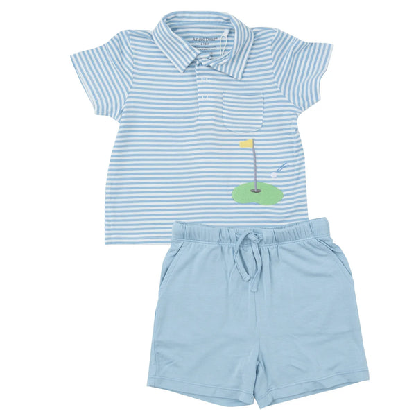 Golf Polo Shirt & Short Set