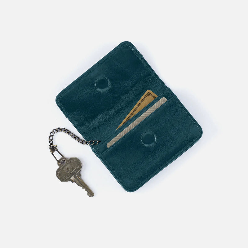 Jill Flap Card Case Wild Bluegrass