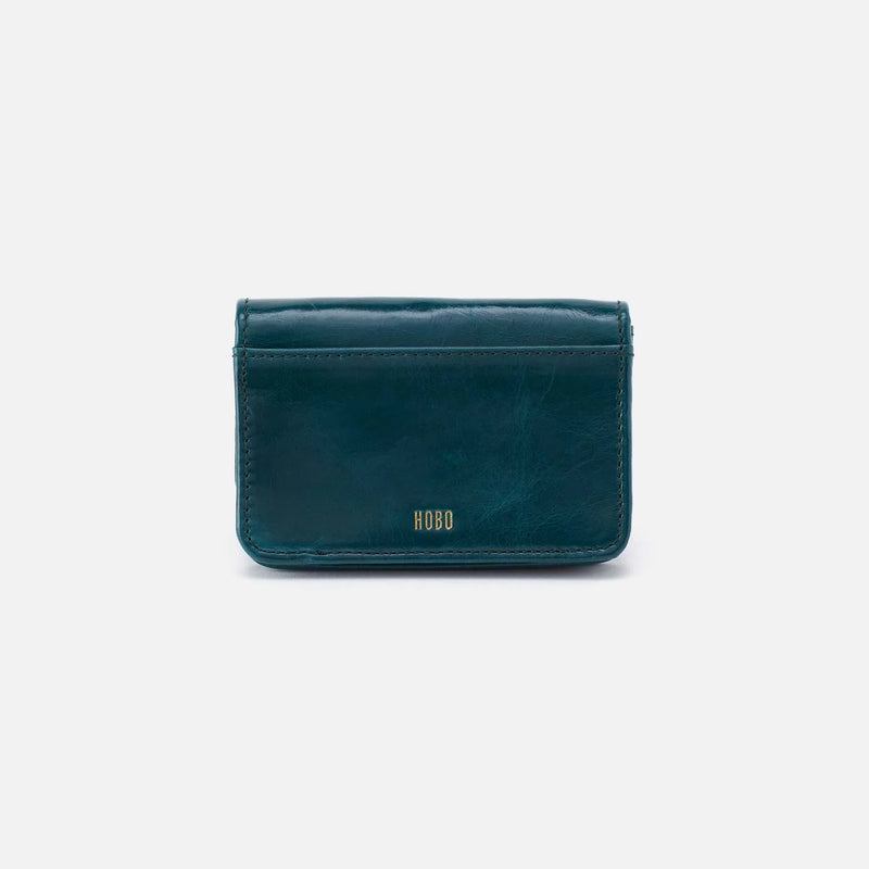 Jill Flap Card Case Wild Bluegrass