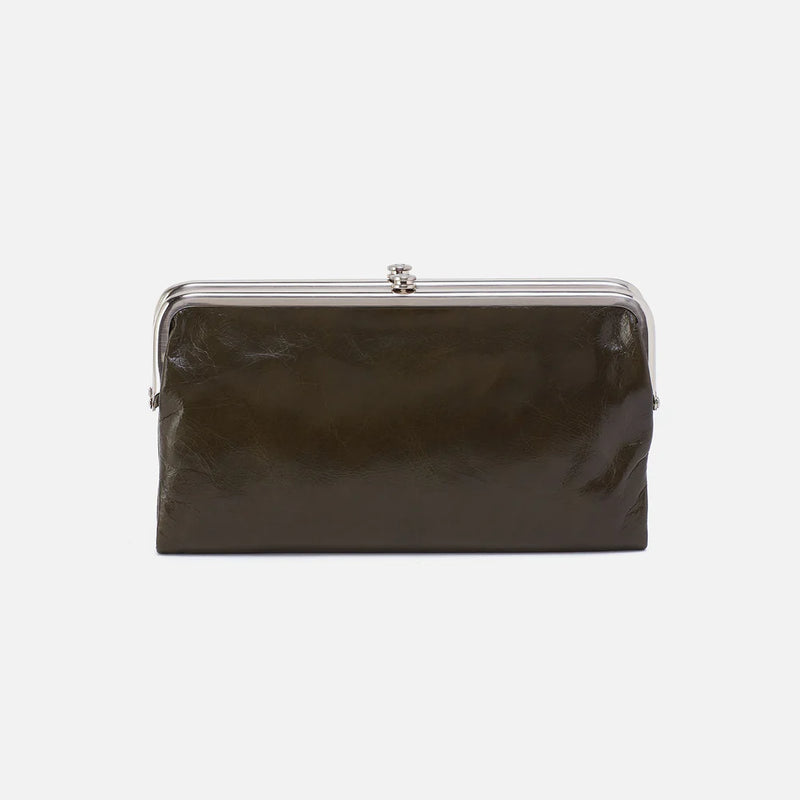 Lauren Clutch Wallet Deep Moss