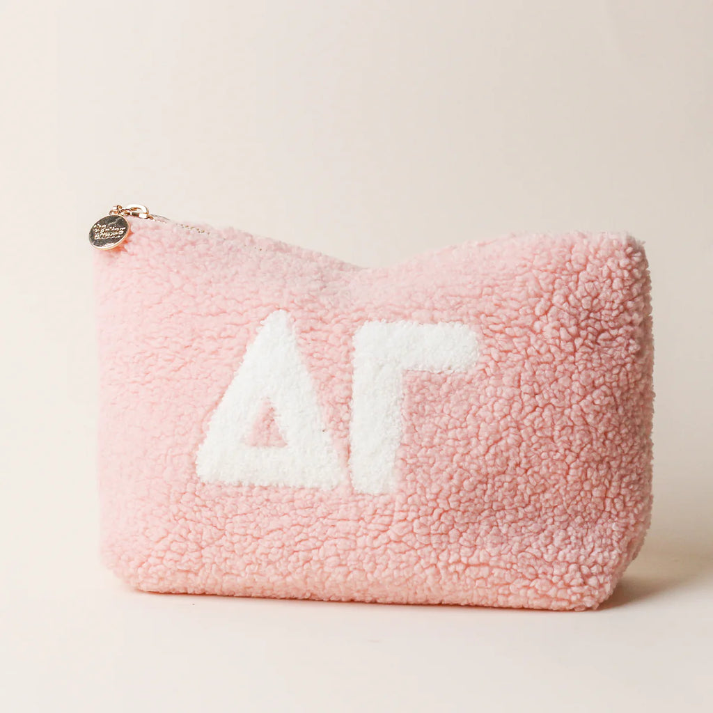 Delta Gamma Blush Teddy Letter Pouch - Thumbnail 2