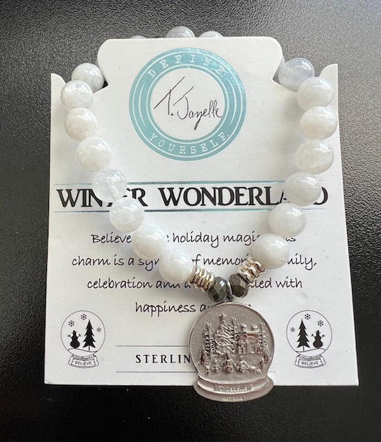 Snowflake Quartz Winter Wonderland Bracelet
