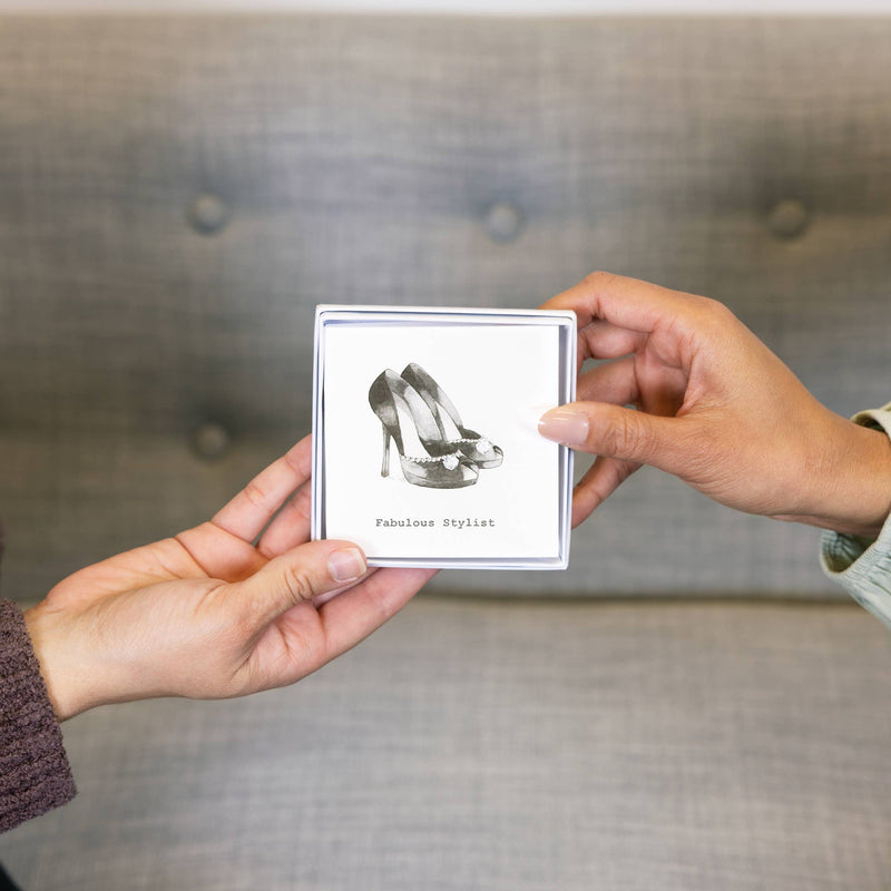 Stylist - 5mm Sterling Silver Cubic Zirconia Stud Earrings