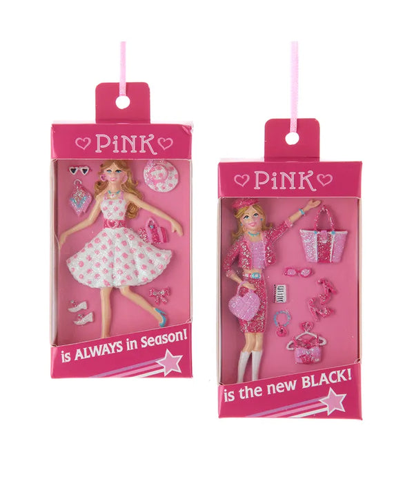 Boxed Doll Ornament 3.5"