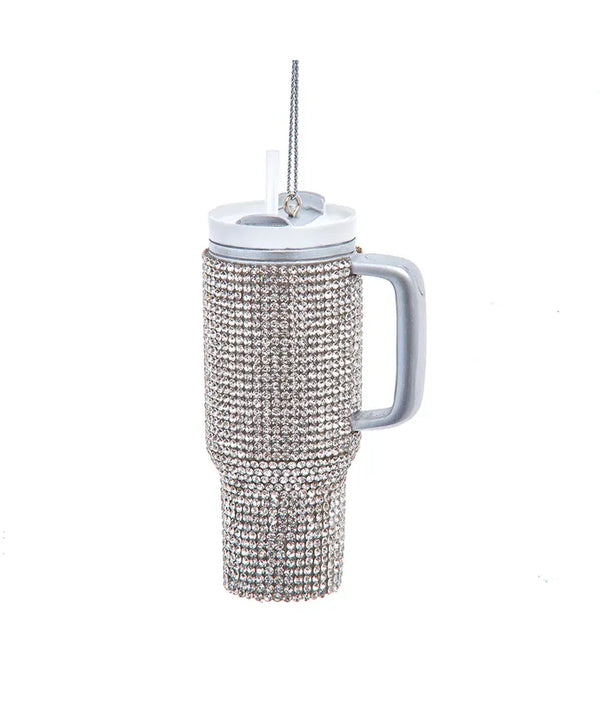 Crystal Tumbler Ornament - 4"