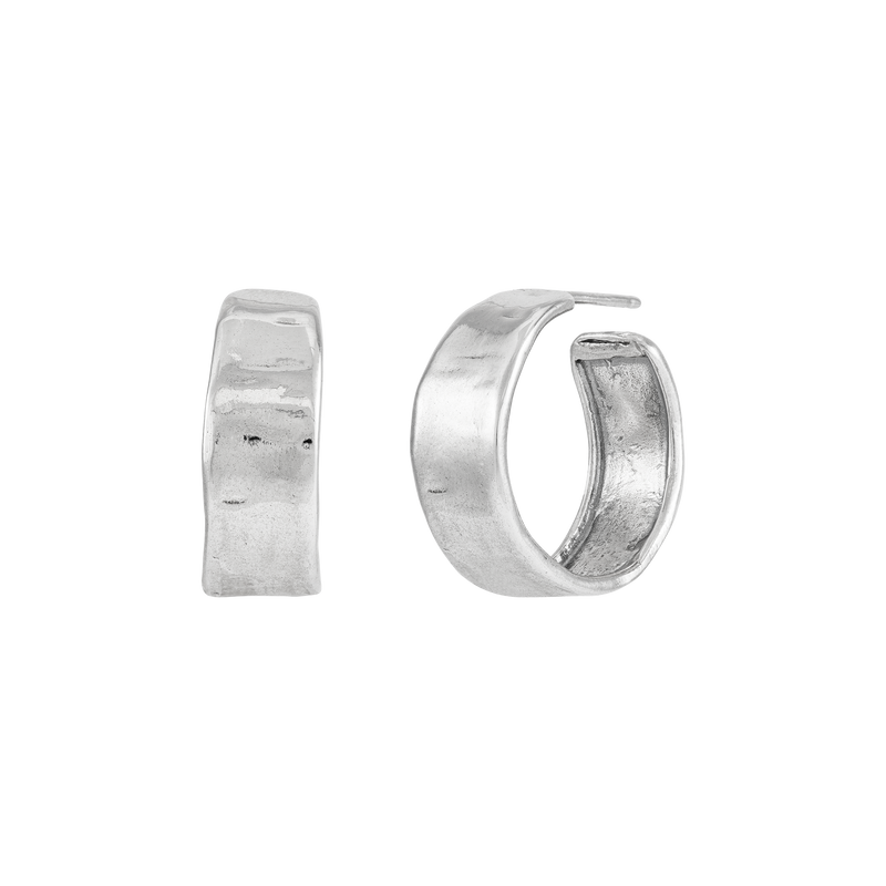 Silpada 'Playful' Sterling Silver Hoop Earrings