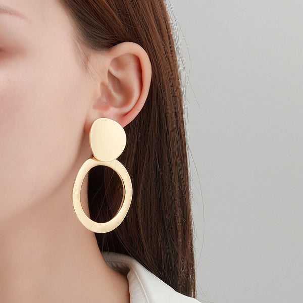 Haggith clip earring: Gold