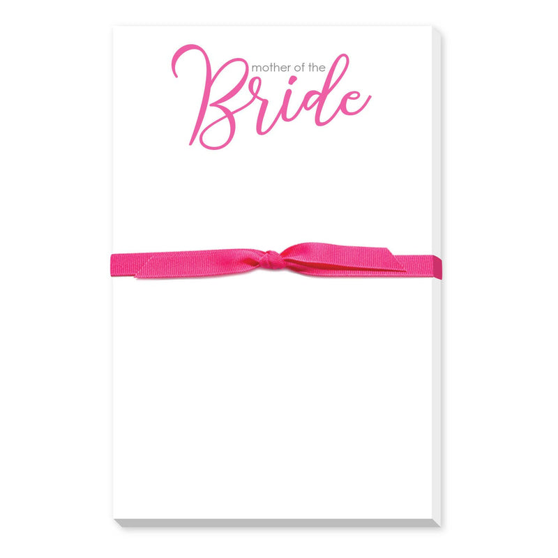 MOTHER OF THE BRIDE LARGE NOTEPAD