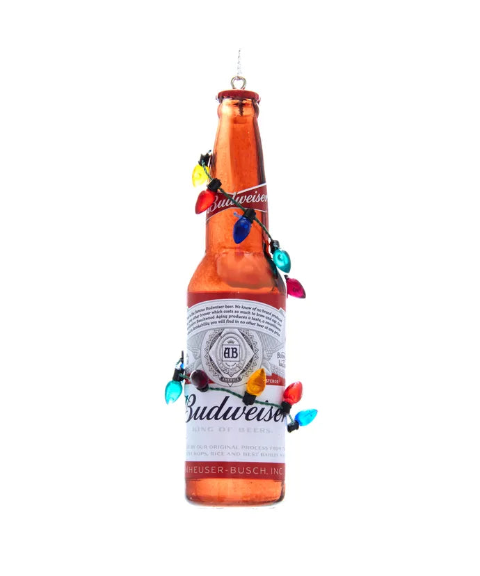 Budweiser with Bulbs Ornament - Thumbnail 2