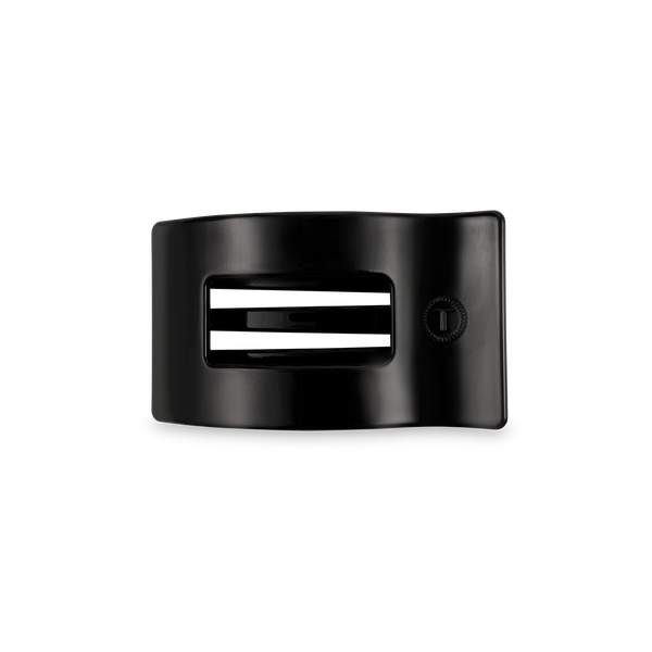 Flat Rectangle Hair Clip | Small | Jet Black