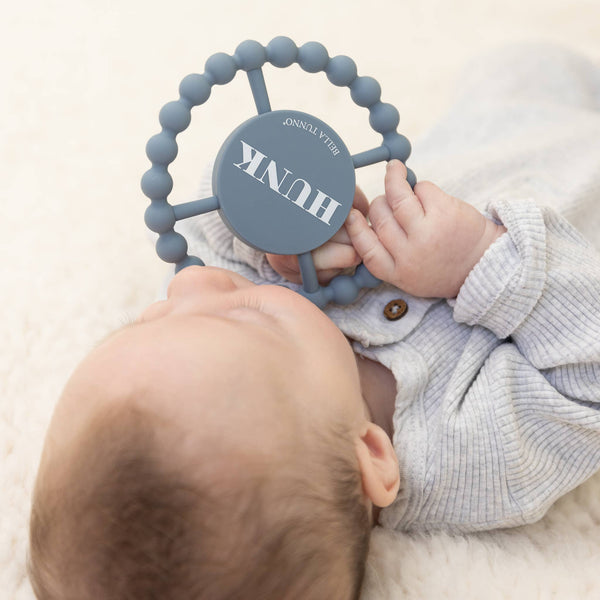 Hunk Blue Happy Teether