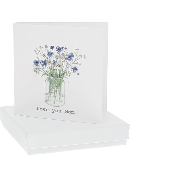 Love You Mom - Earring & Card Set