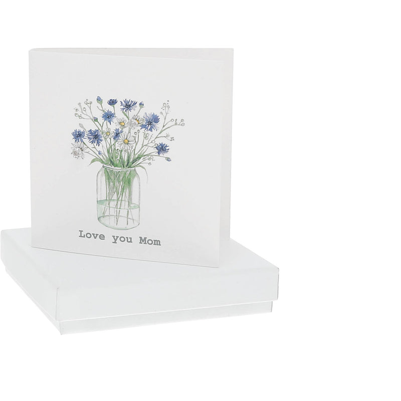 Love You Mom - Earring & Card Set