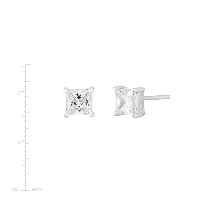 Silpada 'Shine Bright' Cubic Zirconia Stud Earring: White / 3/16