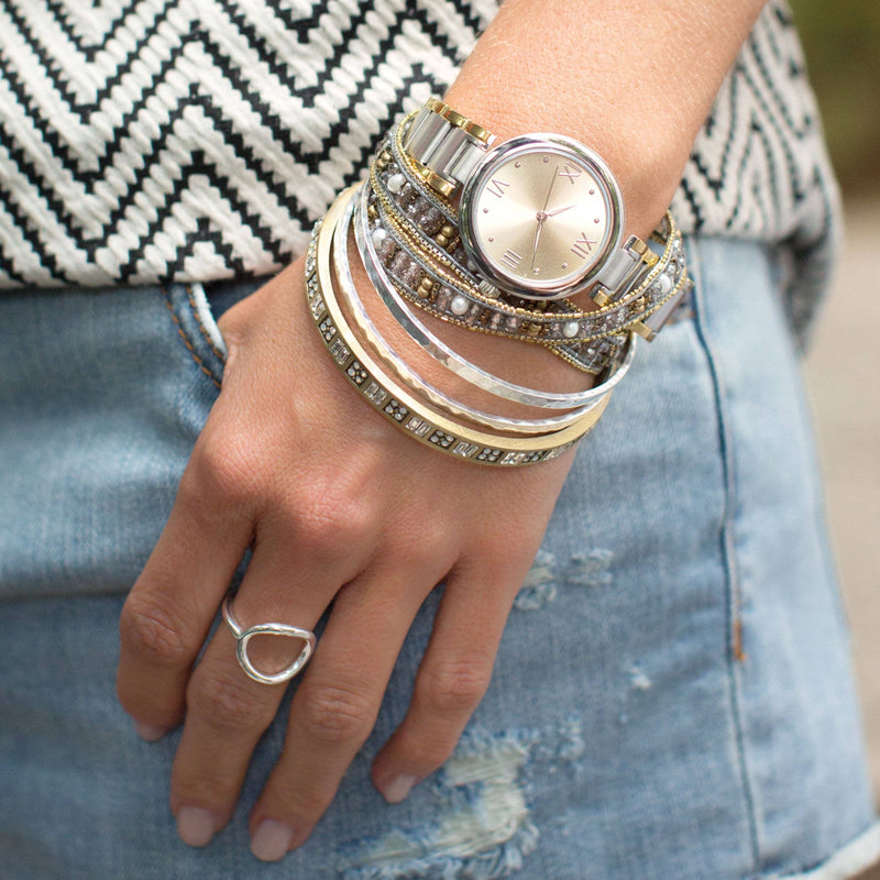 Silpada 'Karma Ring' in Sterling Silver - Size 6