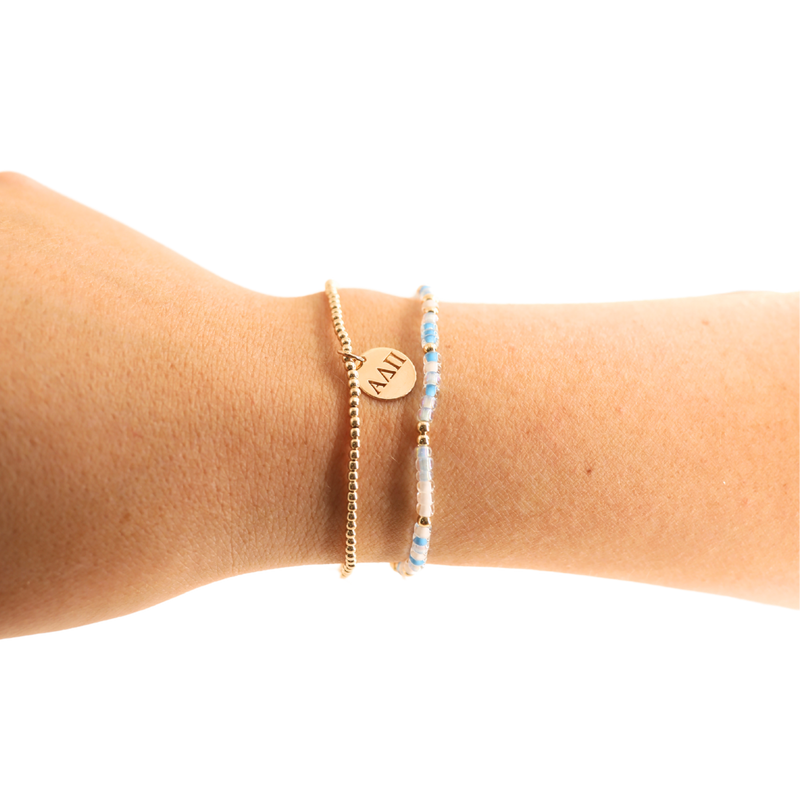 Alpha Delta Pi Charm Bracelet: Petite 6.25 inch