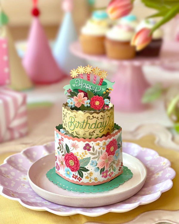 Mini Blooming Birthday Cake