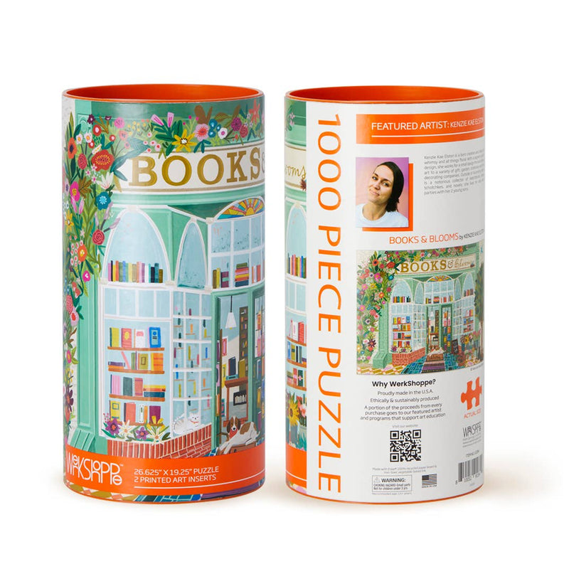 Books And Blooms 1000 Piece Puzzle