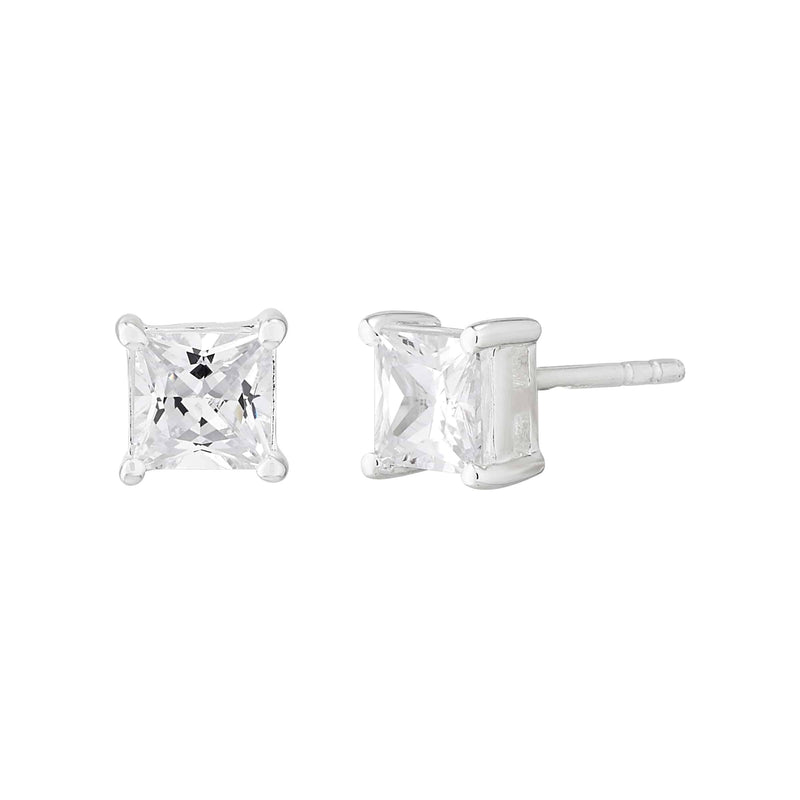 Silpada 'Shine Bright' Cubic Zirconia Stud Earring: White / 3/16