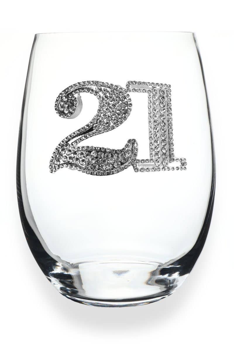 The Queens' Jewels Jeweled Stemless Glassware