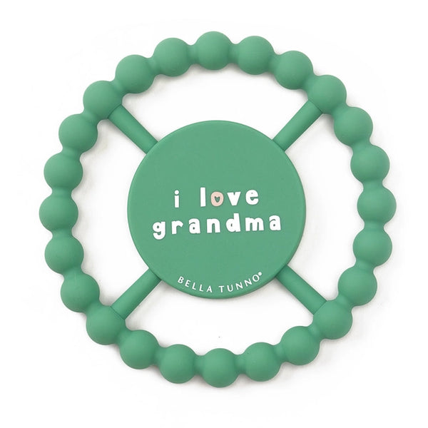 I Love Grandma Teether - Sea Foam