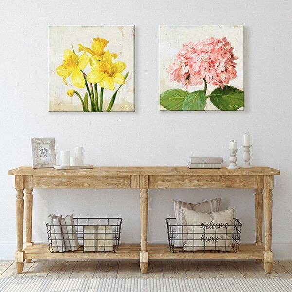 Gygi Pink Hydrangea 9"x9"