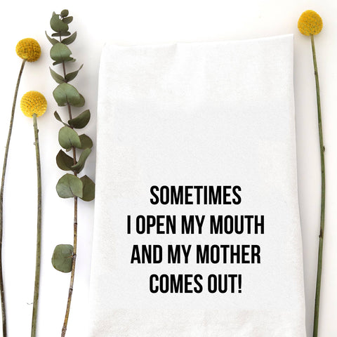 SOMETIMES MOTHER TEA TOWEL - Thumbnail 2