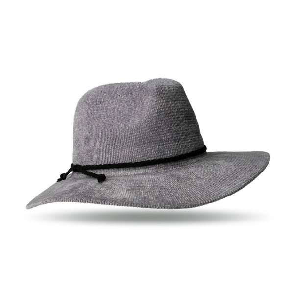 Getaway Foldable Panama Hat-Grey