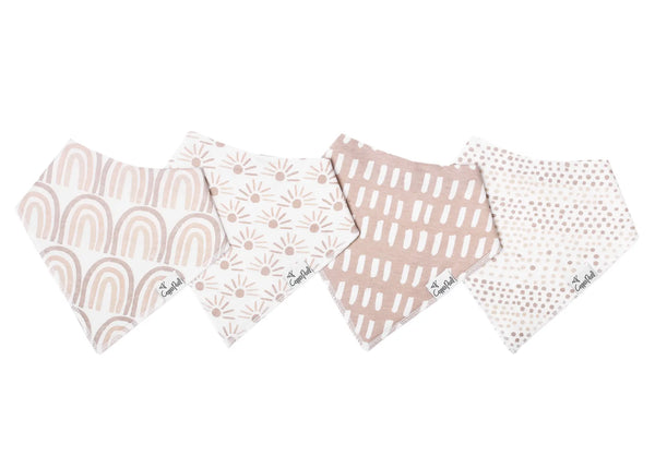 Bliss Baby Bandana Bib Set (4-Pack)